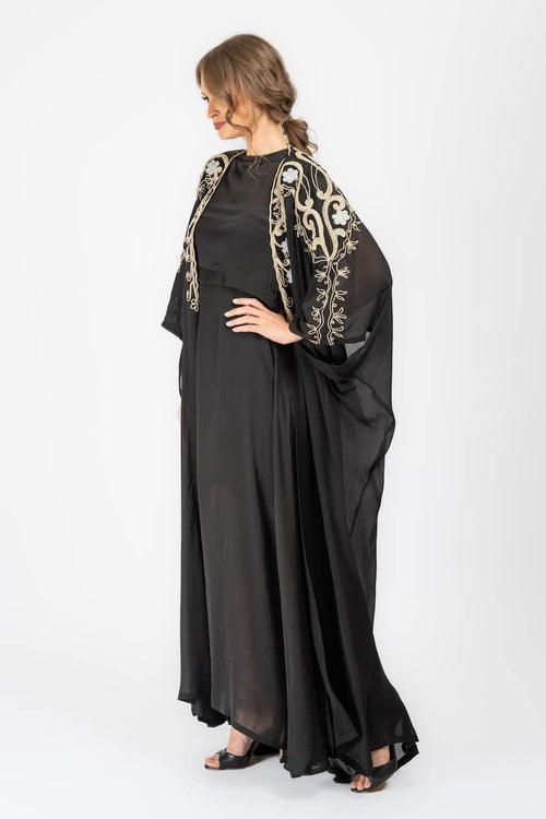 KAFTISH - Abaya & Matching Dress Set