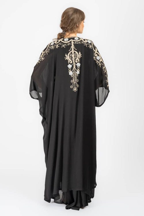 KAFTISH - Abaya & Matching Dress Set