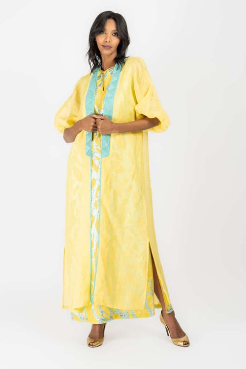 KAFTISH - Kaftan Abaya Jacket & Dress Set