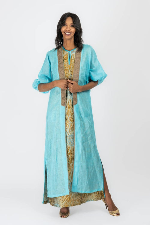 KAFTISH - Kaftan Abaya Jacket & Dress Set